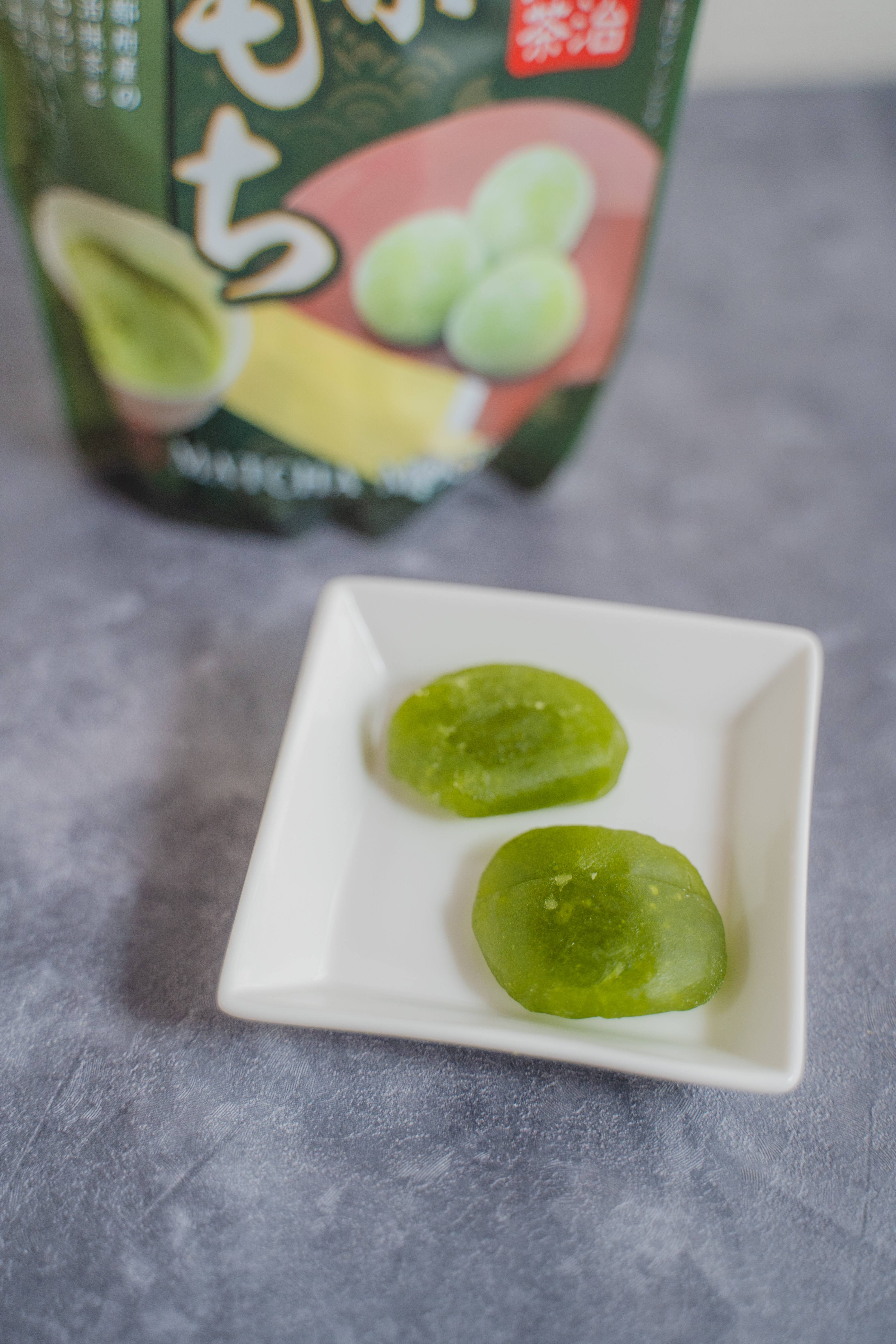 Soft matcha mochi