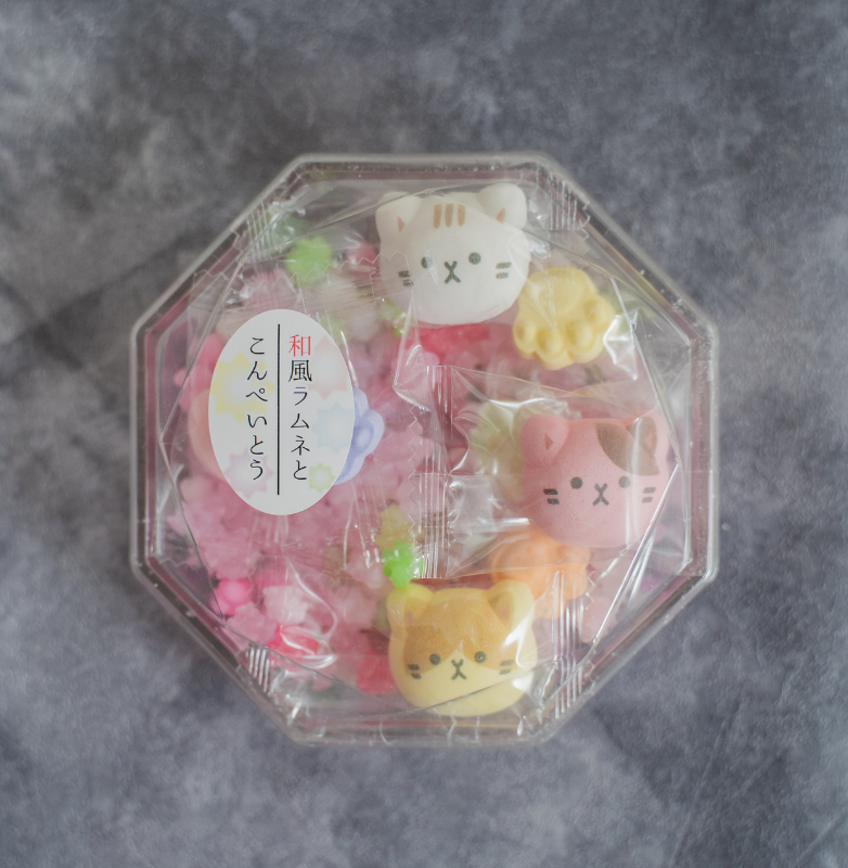 Cat Ramune & Konpeito Candy